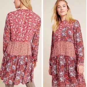 Anthropologie Maeve floral tunic